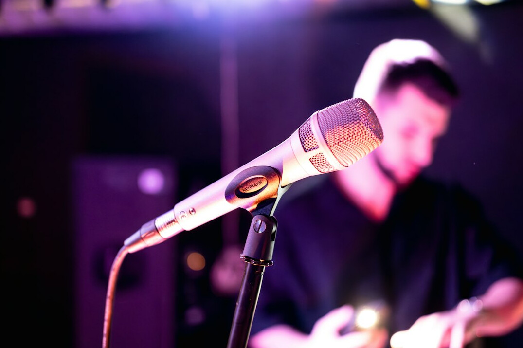 close up of singer